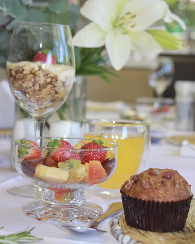 Breakfast at Nobis Guest House.